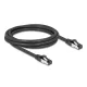 Delock RJ45 hálózati kábel Cat.8.1 S/FTP 2 m fekete (80572)