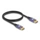 Delock DisplayPort kábel 8K 60 Hz 1 m lila fém (80600)