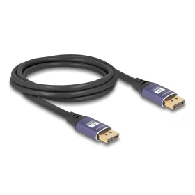 Delock DisplayPort kábel 8K 60 Hz 2 m lila fém (80601)