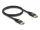Delock DisplayPort kábel 8K 60 Hz 1 m fekete fém (80620)