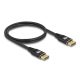 Delock DisplayPort kábel 8K 60 Hz 1 m fekete fém (80620)