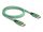 Delock DisplayPort kábel 16K 60 Hz 1 m zöld fém (80629)