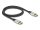 Delock DisplayPort kábel 16K 60 Hz 1 m ezüst fém (80633)