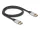 Delock DisplayPort kábel 16K 60 Hz 1 m ezüst fém (80633)