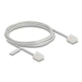   Delock RJ45 hálózati kábel Cat.6 UTP ultravékony 2 m szürke rövid csatlakoztatókkal (80759)
