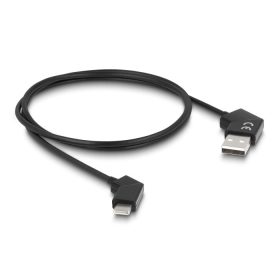   Delock Kábel A-típusú USB 2.0 apa - USB Type-C  apa elforgatható gyors töltő funkcióval 60 W 1,2 m (80769)