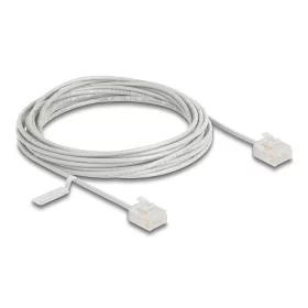  Delock RJ45 hálózati kábel Cat.6 UTP ultravékony 5 m szürke rövid csatlakoztatókkal (80771)