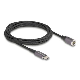   Delock Laptop töltőkábel USB Type-C  apa - mágneses 8 tűs konnektor 1,8 m (80780)