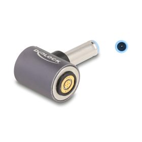   Delock Adapter HP Laptop töltő kábelhez 4,5 x 3,0 mm apa   mágneses 8 tűs konnektor