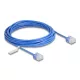 Delock RJ45 hálózati kábel Cat.6 UTP ultravékony 5 m kék rövid csatlakoztatókkal (80799)