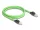 Delock RJ45 hálózati kábel Cat.6A apa   apa SF/UTP alkalmas kábelvezető láncokhoz PUR (TPU) 1 m zöld (80889)