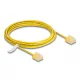 Delock RJ45 hálózati kábel Cat.6 UTP ultravékony 3 m sárga rövid csatlakoztatókkal (80913)