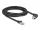 Delock GigE kamera kábel RJ45 apa 90 -ban hajlított csavarokkal - RJ45 apa Cat.6 S/FTP 3 m fekete