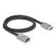 Delock DisplayPort bővítőkábel 8K 60 Hz 1 m szürke fém retesz nélküli (81079)