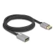 Delock DisplayPort bővítőkábel 8K 60 Hz 2 m szürke fém retesz nélküli (81080)