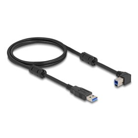   Delock USB 5 Gbps kábel A-típusú apa - B-típusú apa 90  balra hajlítva 1 m (81100)