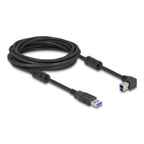   Delock USB 5 Gbps kábel A-típusú apa - B-típusú apa 90  balra hajlítva 5 m (81103)