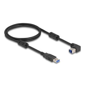   Delock USB 5 Gbps kábel A-típusú apa - B-típusú apa 90  felfelé néző csatlakozóapaval 1 m (81104)