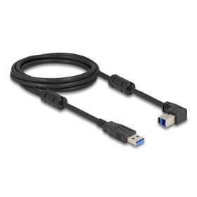   Delock USB 5 Gbps kábel A-típusú apa - B-típusú apa 90  felfelé néző csatlakozóapaval 2 m (81105)