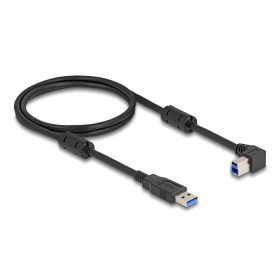   Delock USB 5 Gbps kábel A-típusú apa - B-típusú apa 90  jobbra hajlítva 1 m (81108)