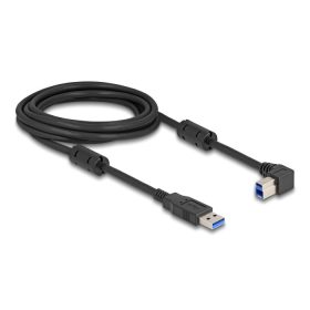   Delock USB 5 Gbps kábel A-típusú apa - B-típusú apa 90  jobbra hajlítva 3 m (81110)