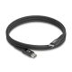 Delock USB 2.0 kábel USB Type-C  apa   apa mágneses textil borítással PD 3.0 60 W 1 m