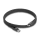 Delock USB 2.0 kábel USB Type-C  apa   apa mágneses textil borítással PD 3.0 60 W 1 m