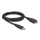 Delock USB 5 Gbps kábel USB Type-C  dugó - USB Micro-B típusú dugó 2 m (81160)