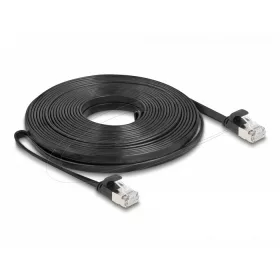   Delock RJ45 lapos patch kábelcsatlakozó a dugóhoz Cat.6A U/FTP 10 m fekete
