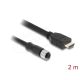 Delock M12 kábel A-kódú, 17 tűs anya- HDMI apa 2 m fekete