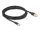 Delock USB 2.0 kábel USB A-típusú dugó - USB Type-C  dugó 4 m fekete Szilikon