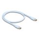 Delock USB 2.0 kábel USB Type-C  dugó - dugó PD 3.0 60 W 0,5 m kék Szilikon