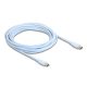 Delock USB 2.0 kábel USB Type-C  dugó - dugó PD 3.0 60 W 4 m kék Szilikon