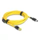 Delock kábel RJ45 dugó Cat.6-Mini I/O 8 tűs D-alakú 2-es típusú dugó 3 m sárga