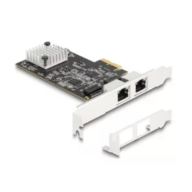   Delock PCI Express x2 kártya - 2 x RJ45 5 Gigabit LAN (81261)