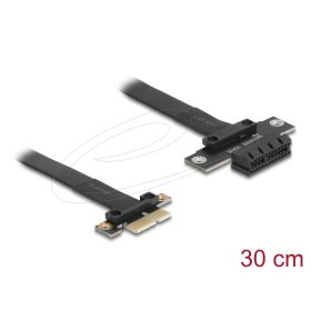   Delock PCI Expressz riser kártya x1 apa - x1 szlot kábellel 30 cm hosszú