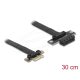 Delock PCI Expressz riser kártya x1 apa - x1 szlot kábellel 30 cm hosszú