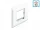 Delock Easy 45 modul tartó kerettel fehér, 80 x 80 mm méretű (81300)
