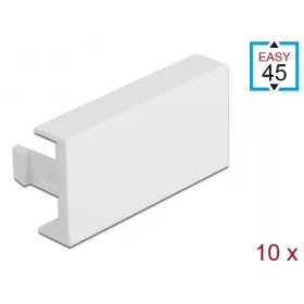   Delock Easy 45 modul takaró lemez 45 x 22,5 mm 10 db. fehér (81301)