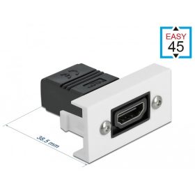 Delock Easy 45 HDMI modul egyenes, 22,5 x 45 mm (81303)