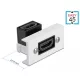 Delock Easy 45 HDMI modul 90  hajlított 22,5 x 45 mm (81304)