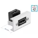 Delock Easy 45 DisplayPort modul 90 fokban hajlított, 22,5 x 45 mm
