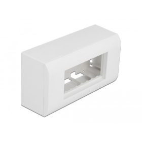  Delock Easy 45 Modul felületre rögzített háza, 152 x 82 mm, fehér (81333)