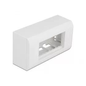   Delock Easy 45 Modul felületre rögzített háza, 152 x 82 mm, fehér (81333)