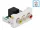 Delock Easy 45 modul, 3 x RCA anya - RJ45 anya port 22,5 x 45 mm (81342)