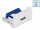 Delock Easy 45 modulos USB 2.0 A-típusú anya csatlakozó   sorkapocs 22,5 x 45 mm-es (81343)