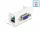 Delock Easy 45 Module D-Sub 9 tűs anya   6 tűs sorkapocs 22,5 x 45 mm (81348)