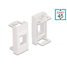 Delock Easy 45 Modul Keystone tartó 22,5 x 45 mm, fehér