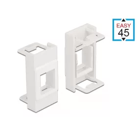 Delock Easy 45 Modul Keystone tartó 22,5 x 45 mm, fehér