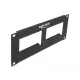 Delock Easy 45 10  patch panel kivágás 2 x 90,5 x 45,2 mm, 2U, fekete (81379)